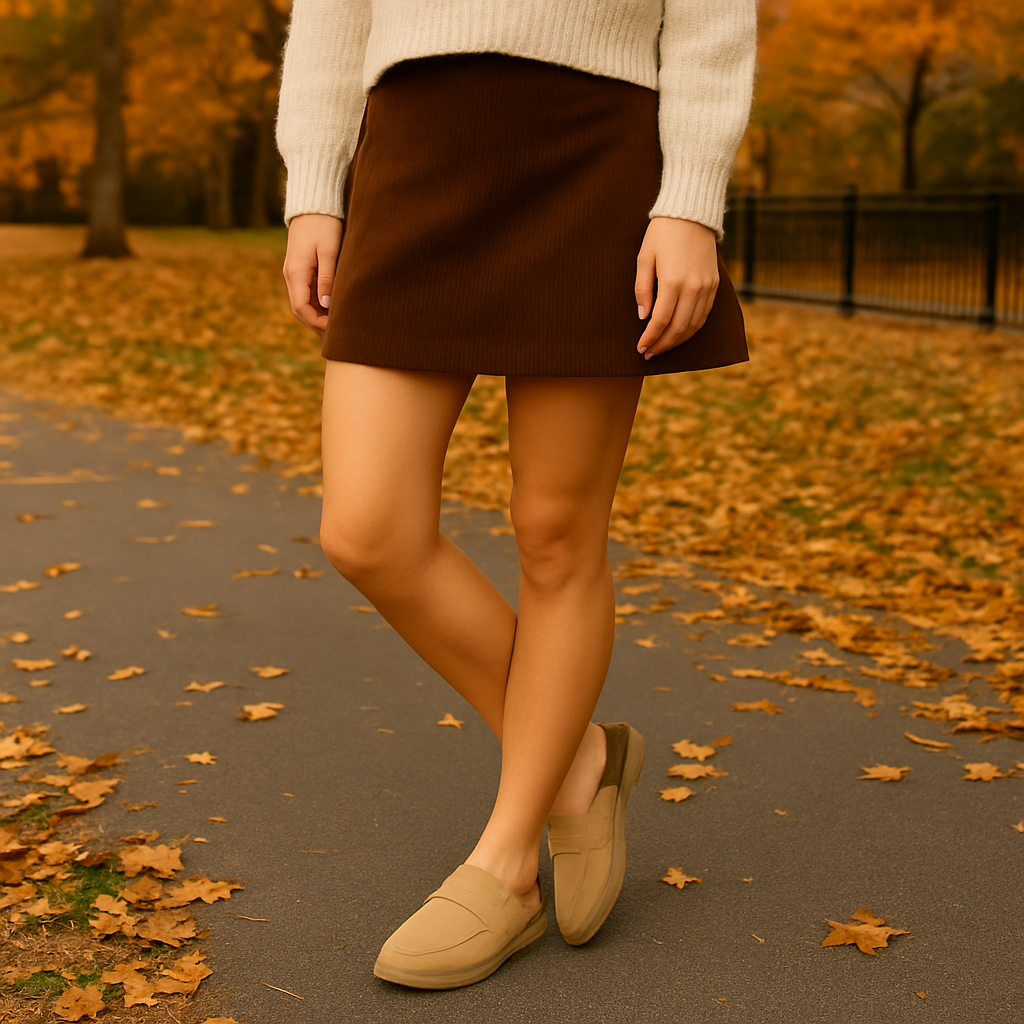 Relara Fall Time Suede Clogs
