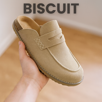 Relara Fall Time Suede Clogs