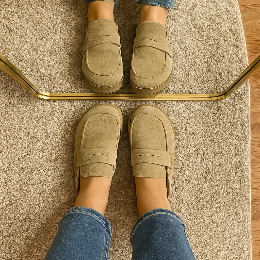Relara Fall Time Suede Clogs